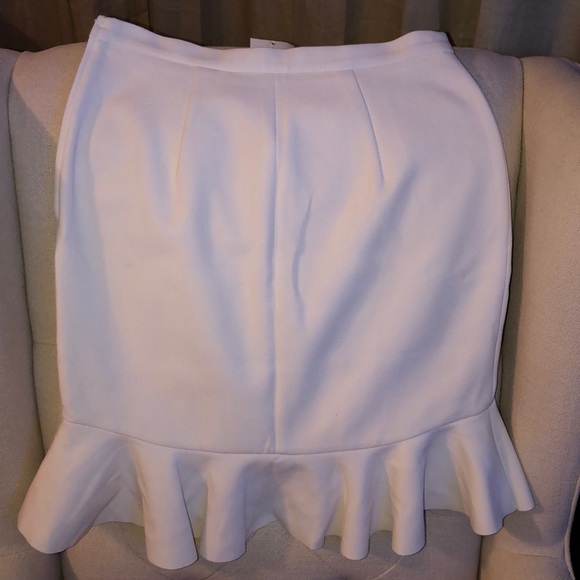 White peplum w ruffle skirt H&M NWT - Picture 4 of 4